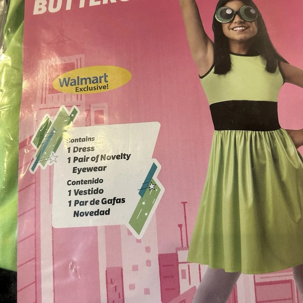Rubies Cartoon‎ Network Buttercup Girls Pink Blossom Costume Size S 6/6X New